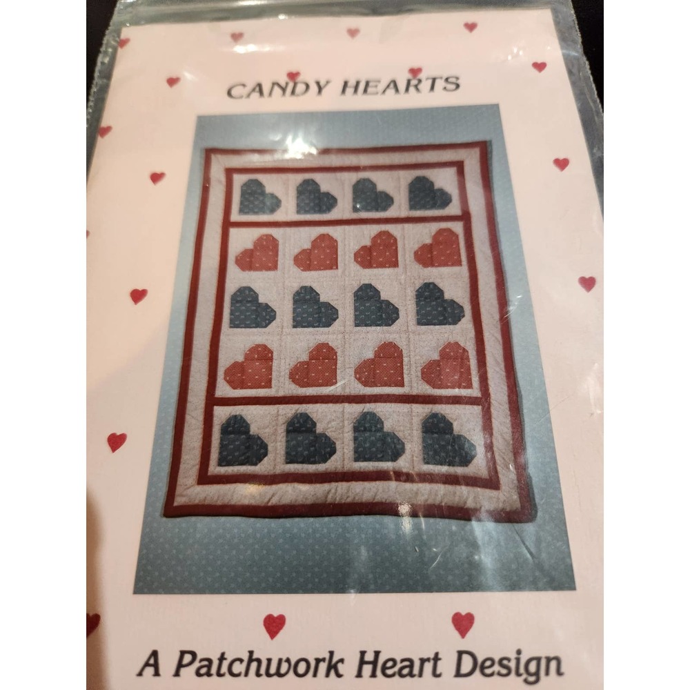 Candy Hearts Patchwork Heart Design
